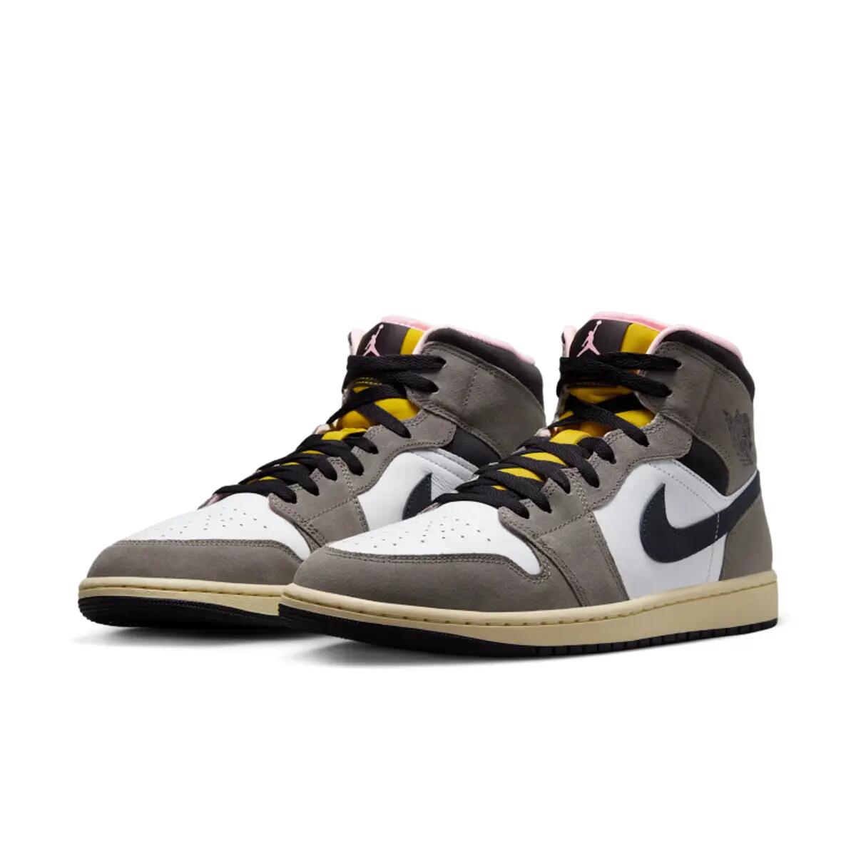 Air Jordan 1 Mid SE White Cave Stone 4/6