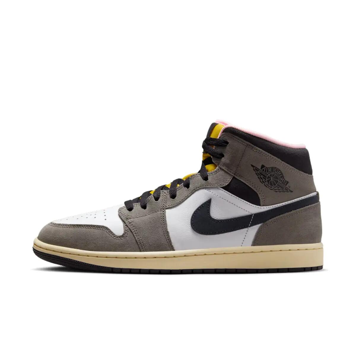 Air Jordan 1 Mid SE White Cave Stone 3/6
