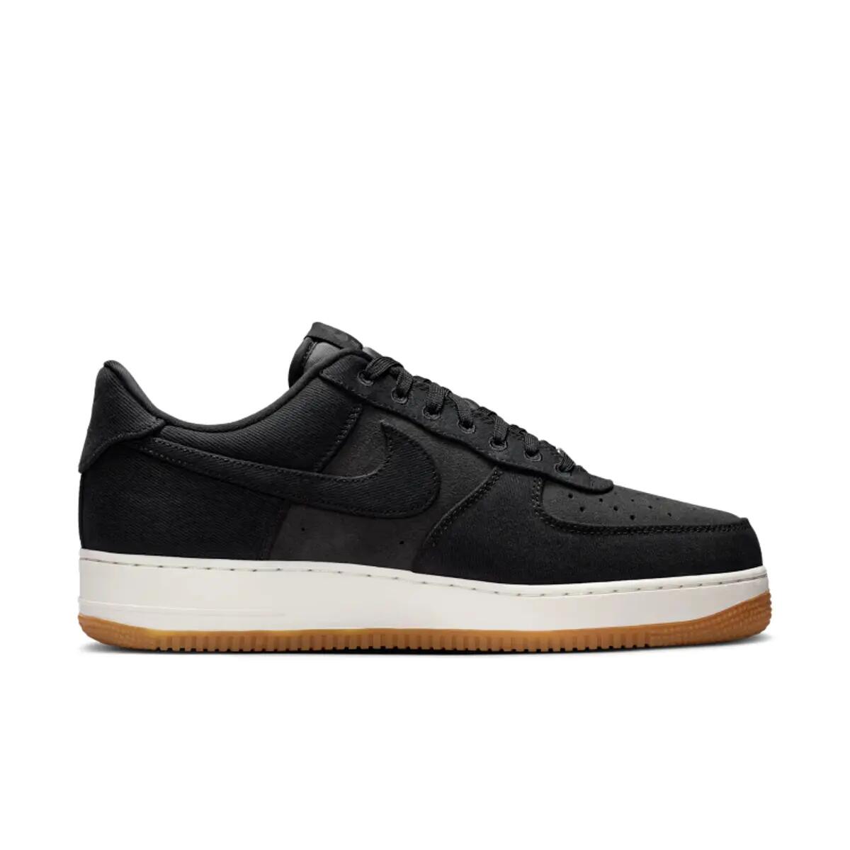 Nike Air Force 1 Low '07 LV8 Black Canvas 3/6