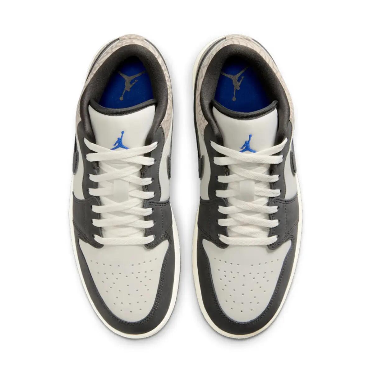 Jordan 1 Low SE Sail Deep Pewter Elephent Print 5/6