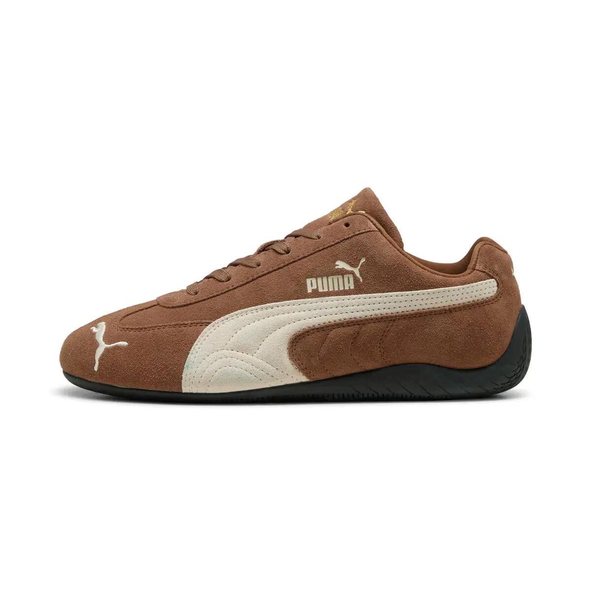 Puma Speedcat OG Haute Coffee Frosted Ivory Gold Tongue Logo 2/5