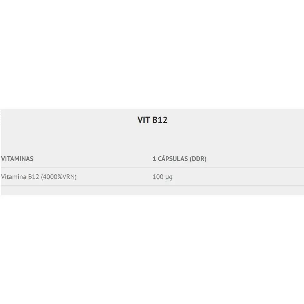 Suplemento vitamínico - B12 - Unissexo - 100 mcg - 100 cápsulas 3/3