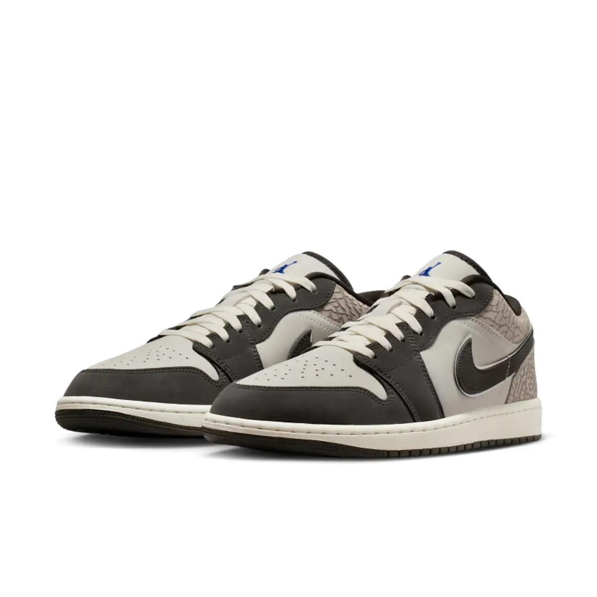 Jordan 1 Low SE Sail Deep Pewter Elephent Print 4/6