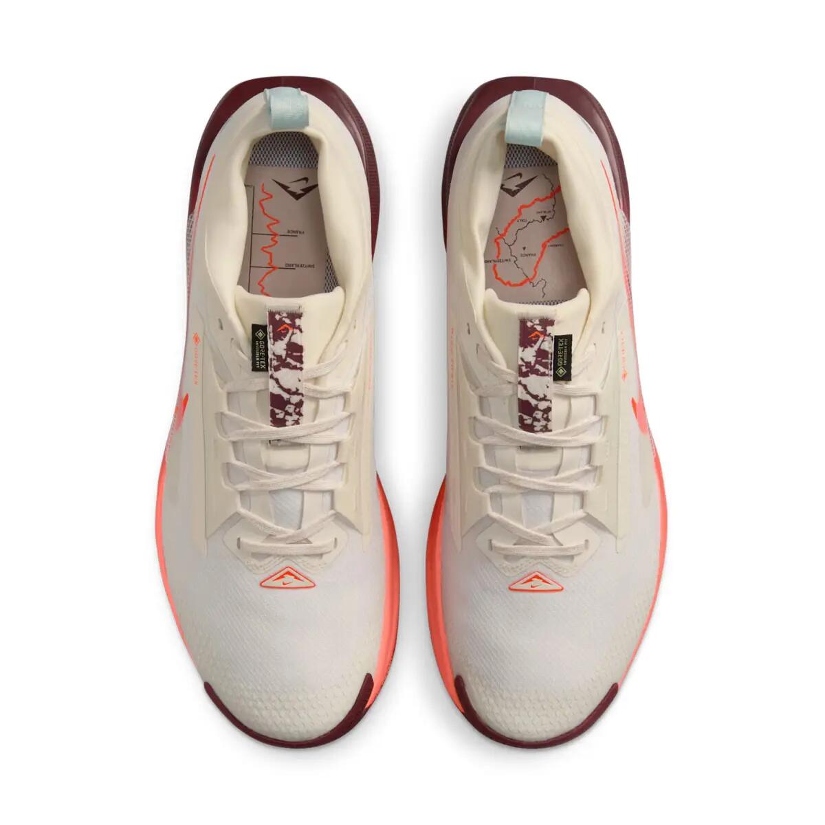 Nike React Pegasus Trail 5 Gore-Tex Sail Glacier Blue Dark Team Red Hyper 3/6