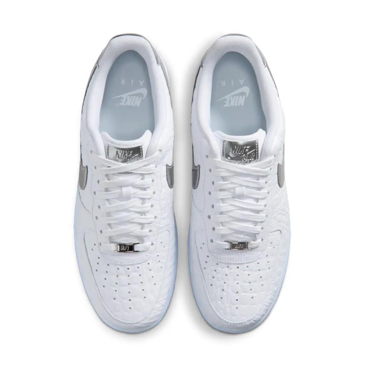 Nike Air Force 1 Low '07 Crocodile White Blue Tint 4/6