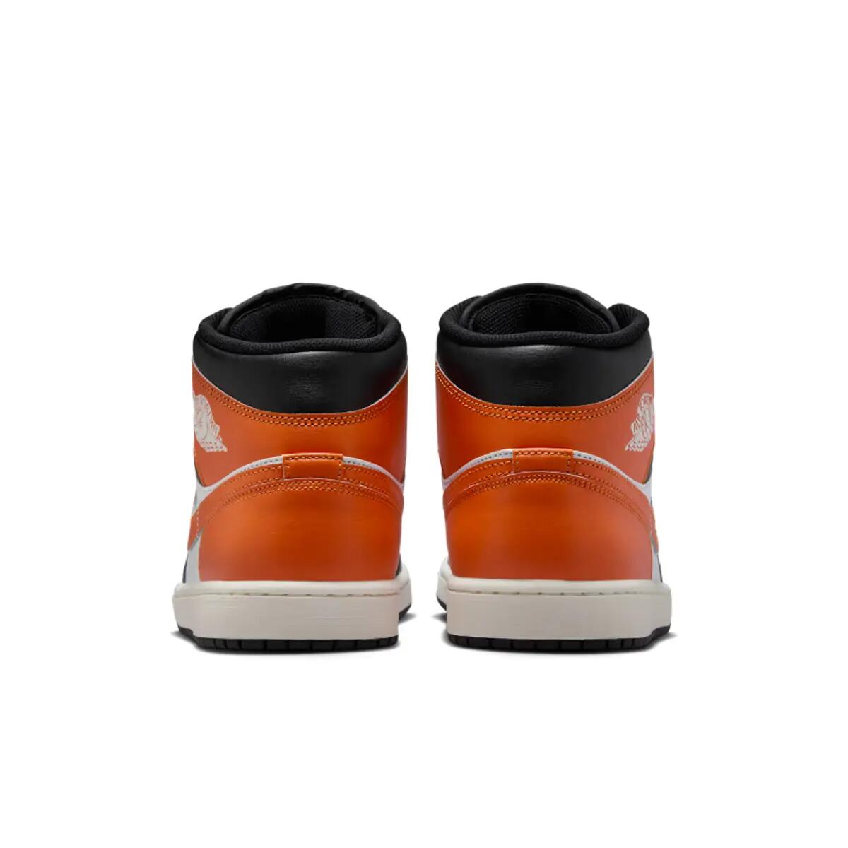 Air Jordan 1 Mid Black Toe Starfish 6/6