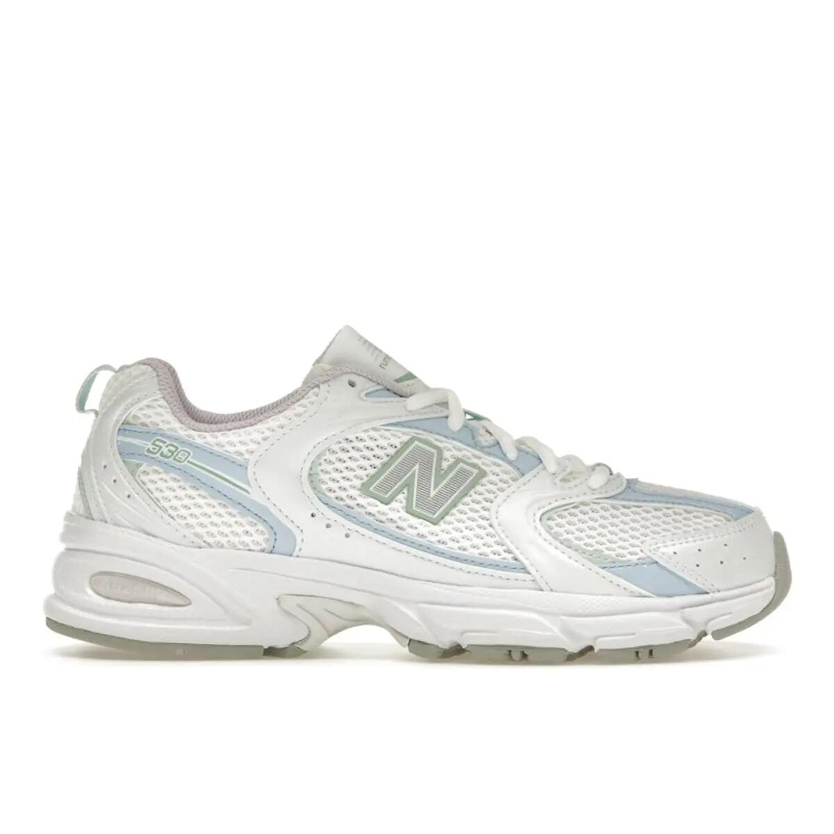 New Balance 530 White Light Chrome Blue Clay Ash 1/6