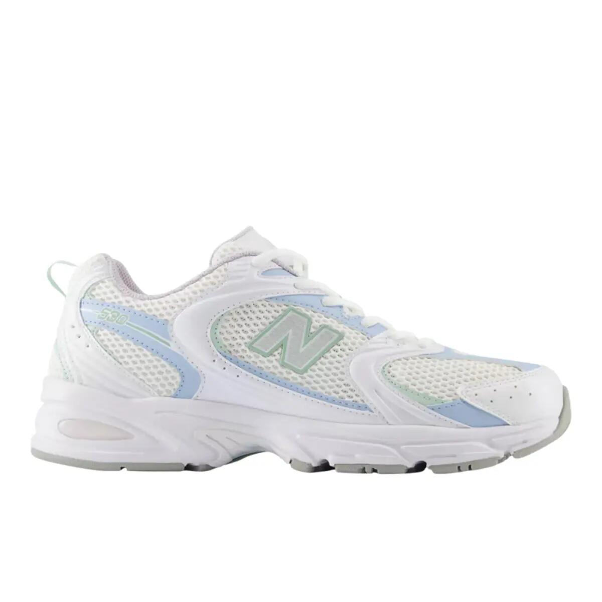 New Balance 530 White Light Chrome Blue Clay Ash 3/6