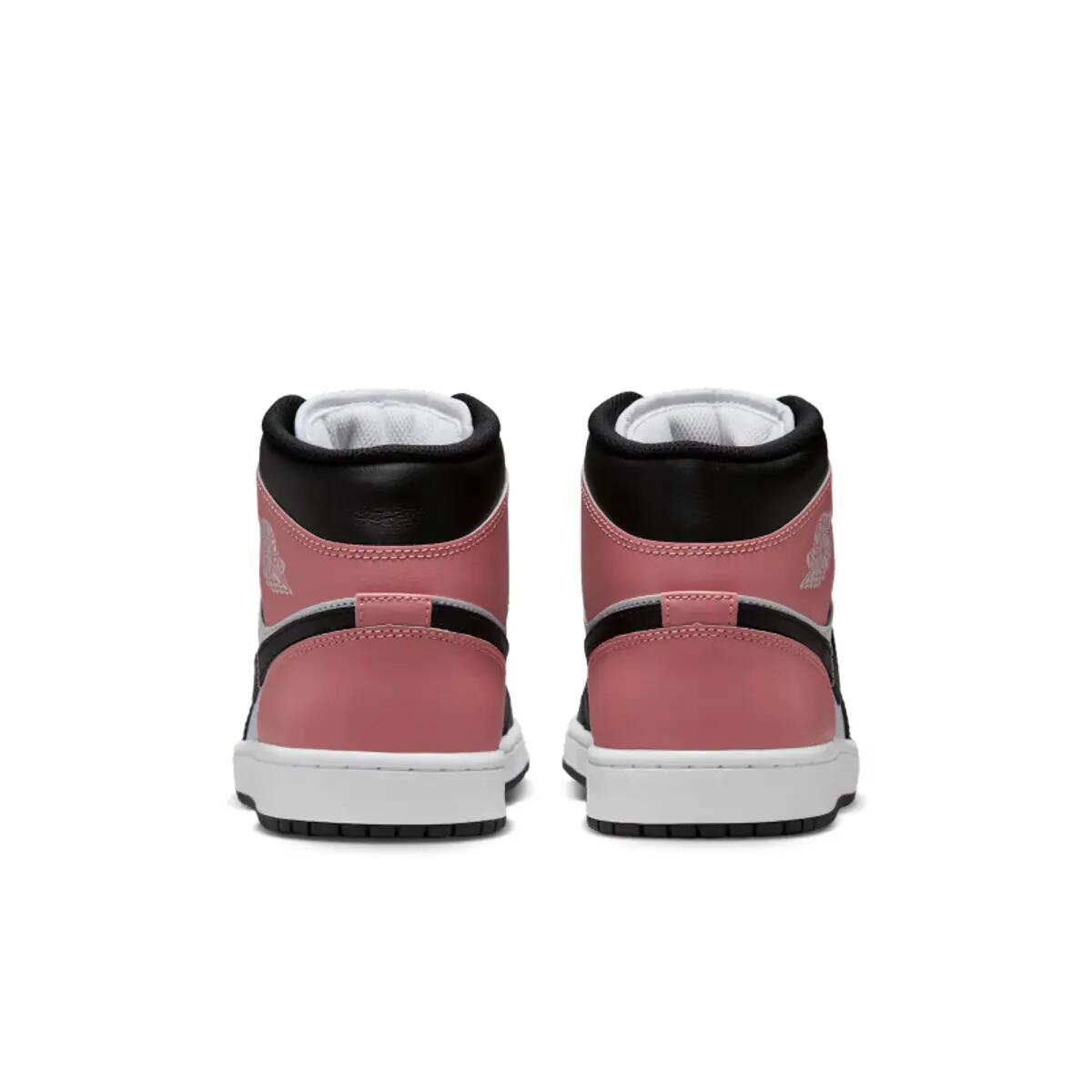 Air Jordan 1 Mid White Rust Pink Black 6/6
