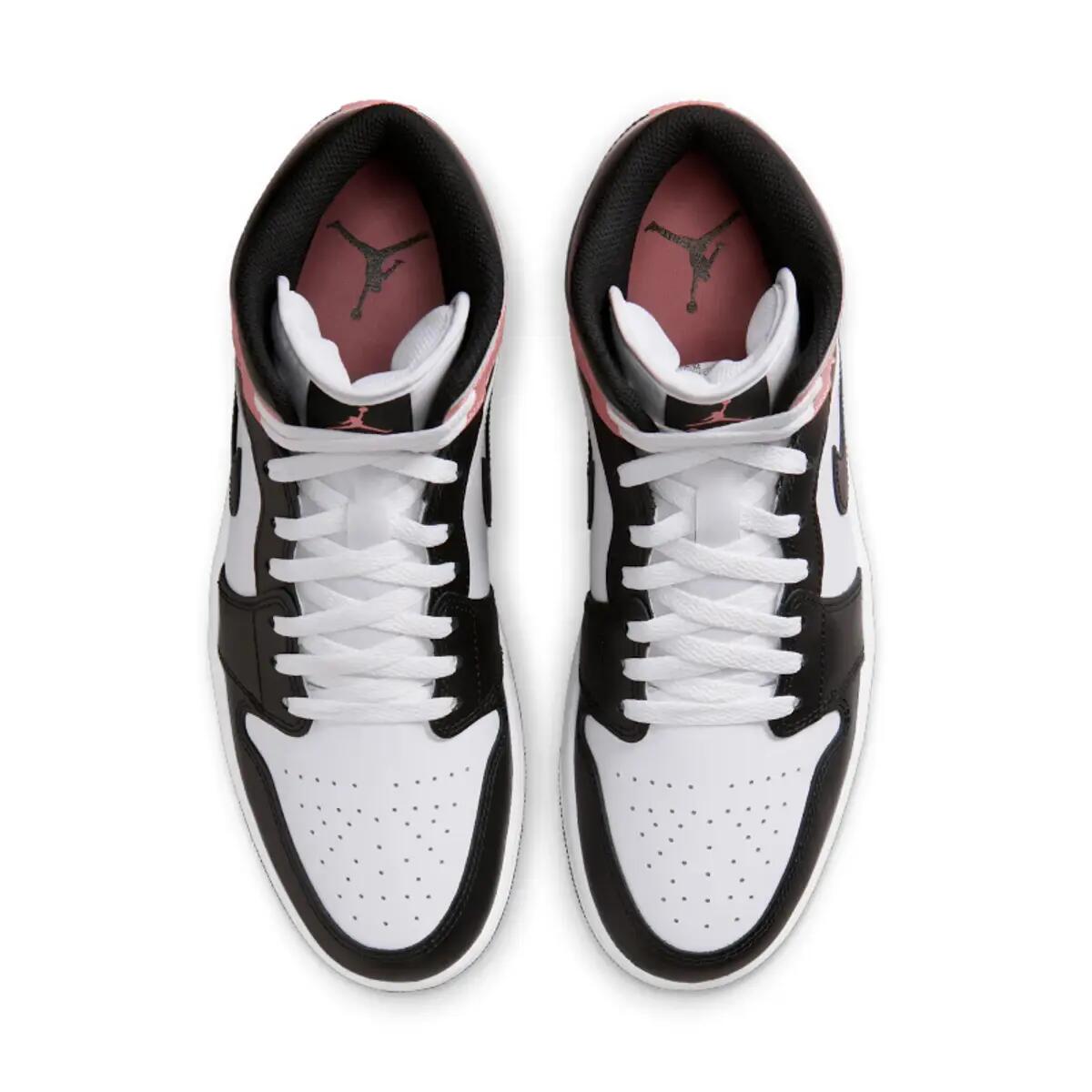 Air Jordan 1 Mid White Rust Pink Black 5/6
