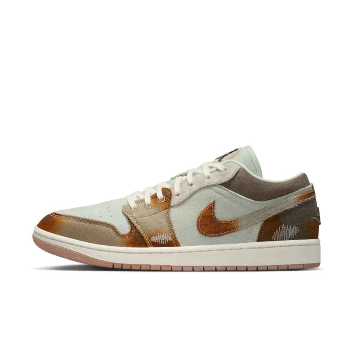 Air Jordan 1 Low SE Multi Color Sail Light Bone 2/6