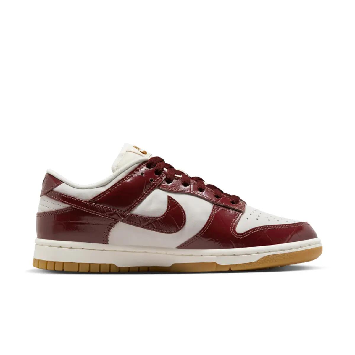Nike Dunk Low LX Dark Team Red Croc (Women's) 3/6