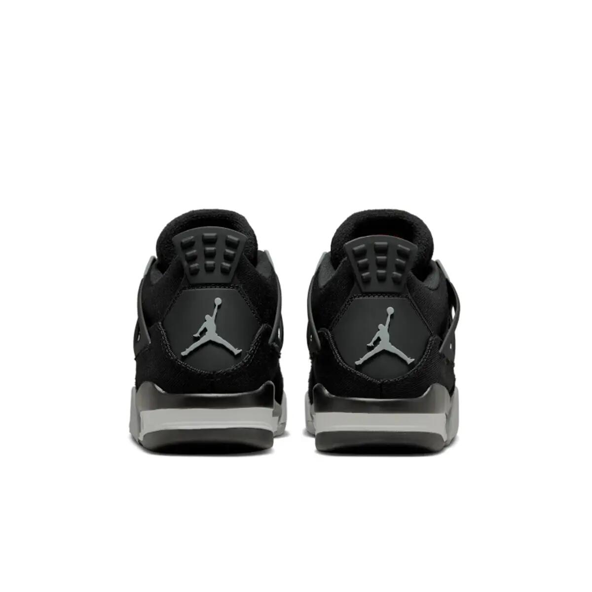 Jordan 4 Retro Black Canvas (GS) 6/6