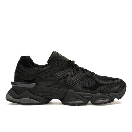 New Balance 9060 Triple Black Leather