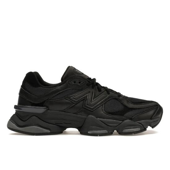 New Balance 9060 Triple Black Leather