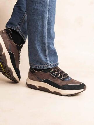 Chaussures de running - Homme - Lacets - Jonasse - Bleu marine