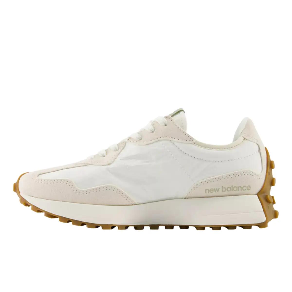 New Balance 327 Linen Sea Salt Olivine (Women's) 2/5