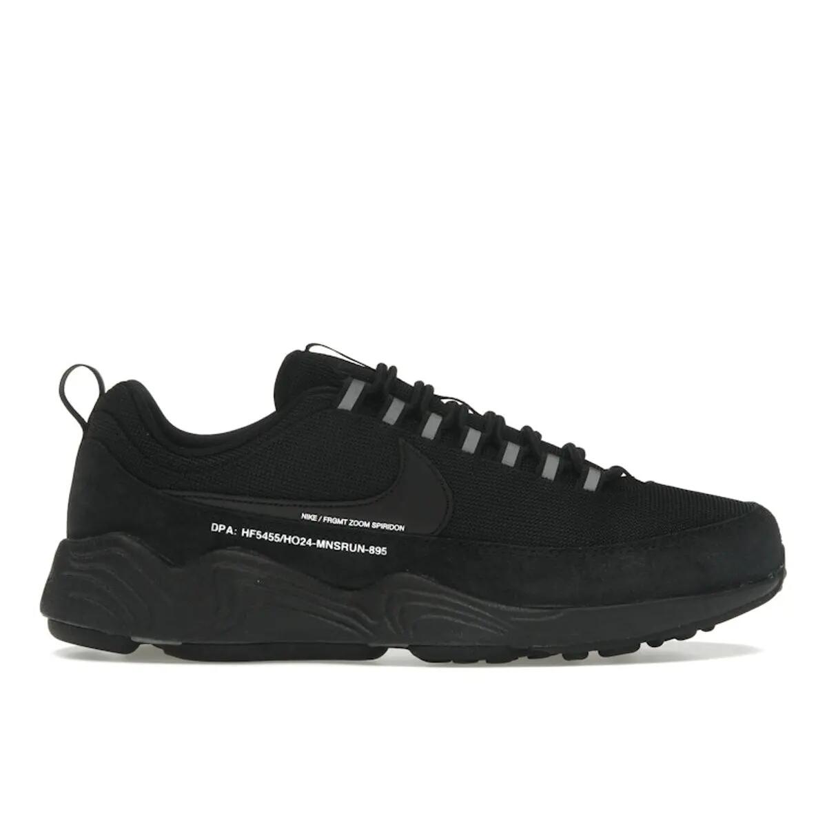 Nike Air Zoom Spiridon Fragment Design Black 1/6