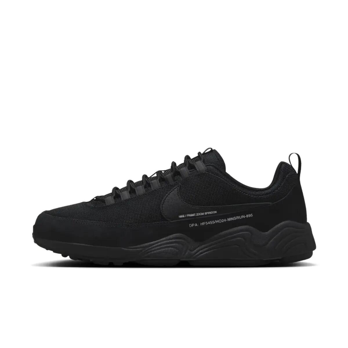 Nike Air Zoom Spiridon Fragment Design Black 2/6