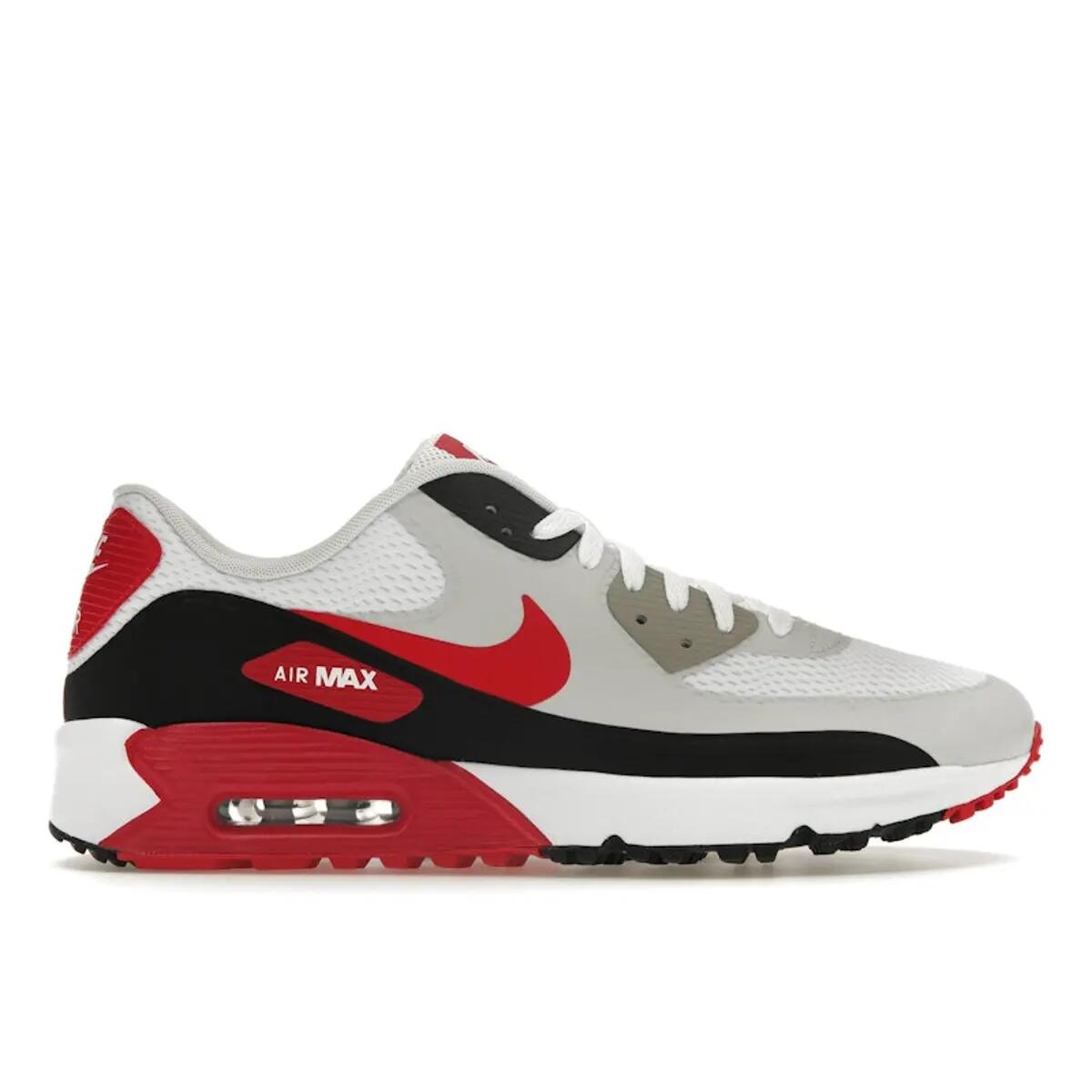 Nike Air Max 90 Golf White Black University Red 1/6
