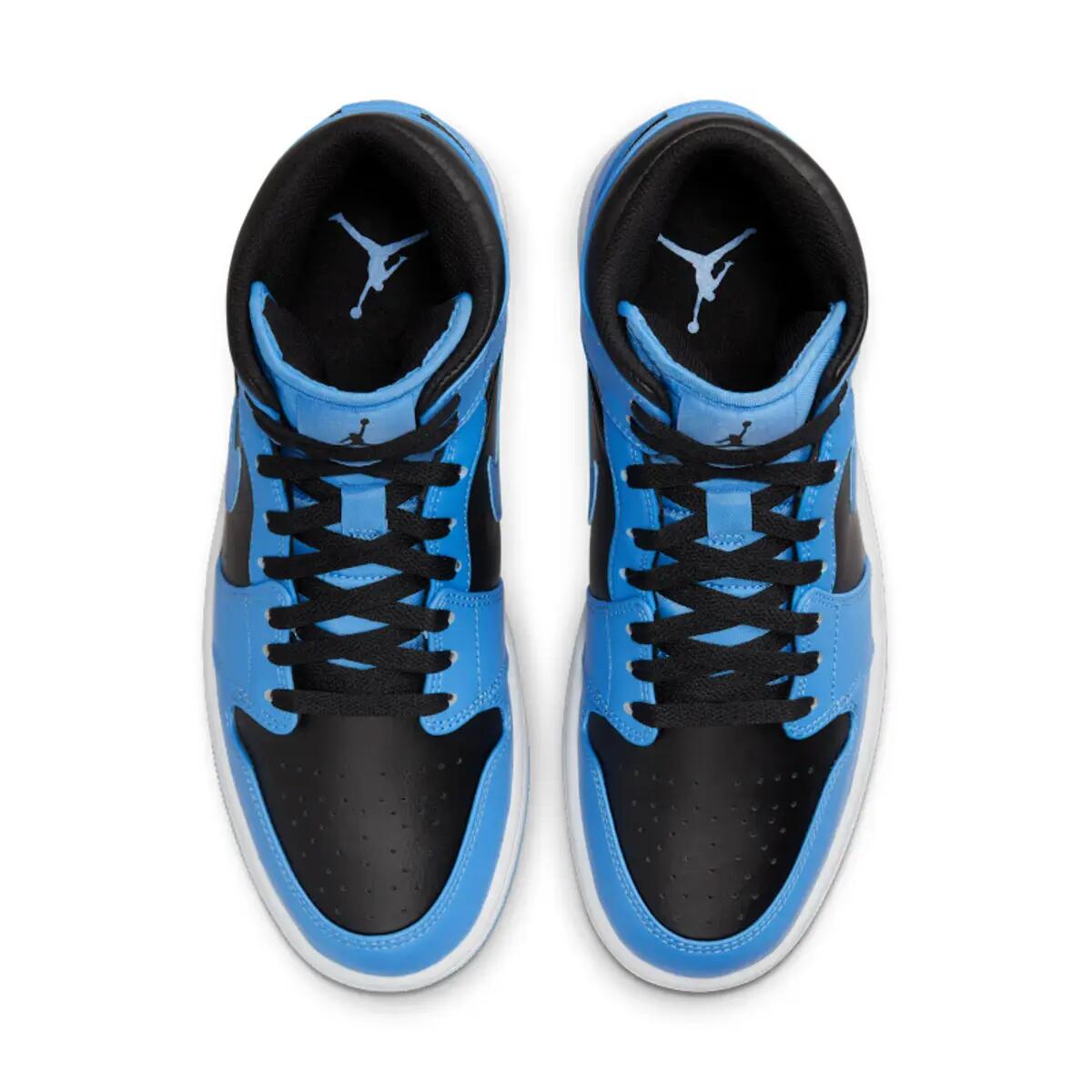 Air Jordan 1 Mid University Blue Black 5/6