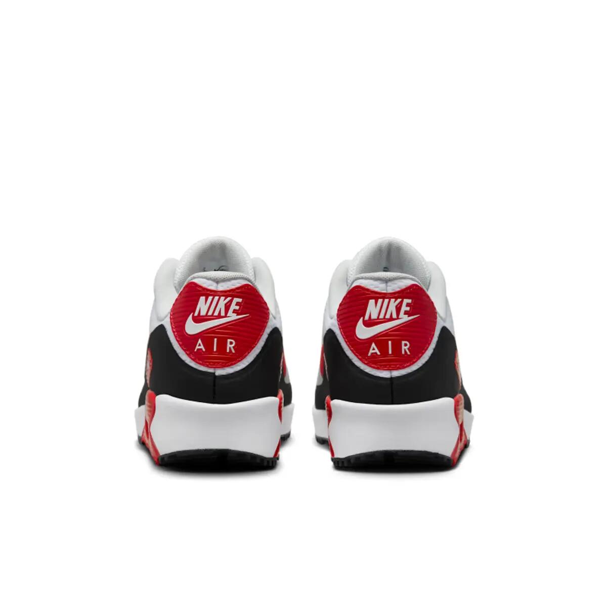 Nike Air Max 90 Golf White Black University Red 5/6