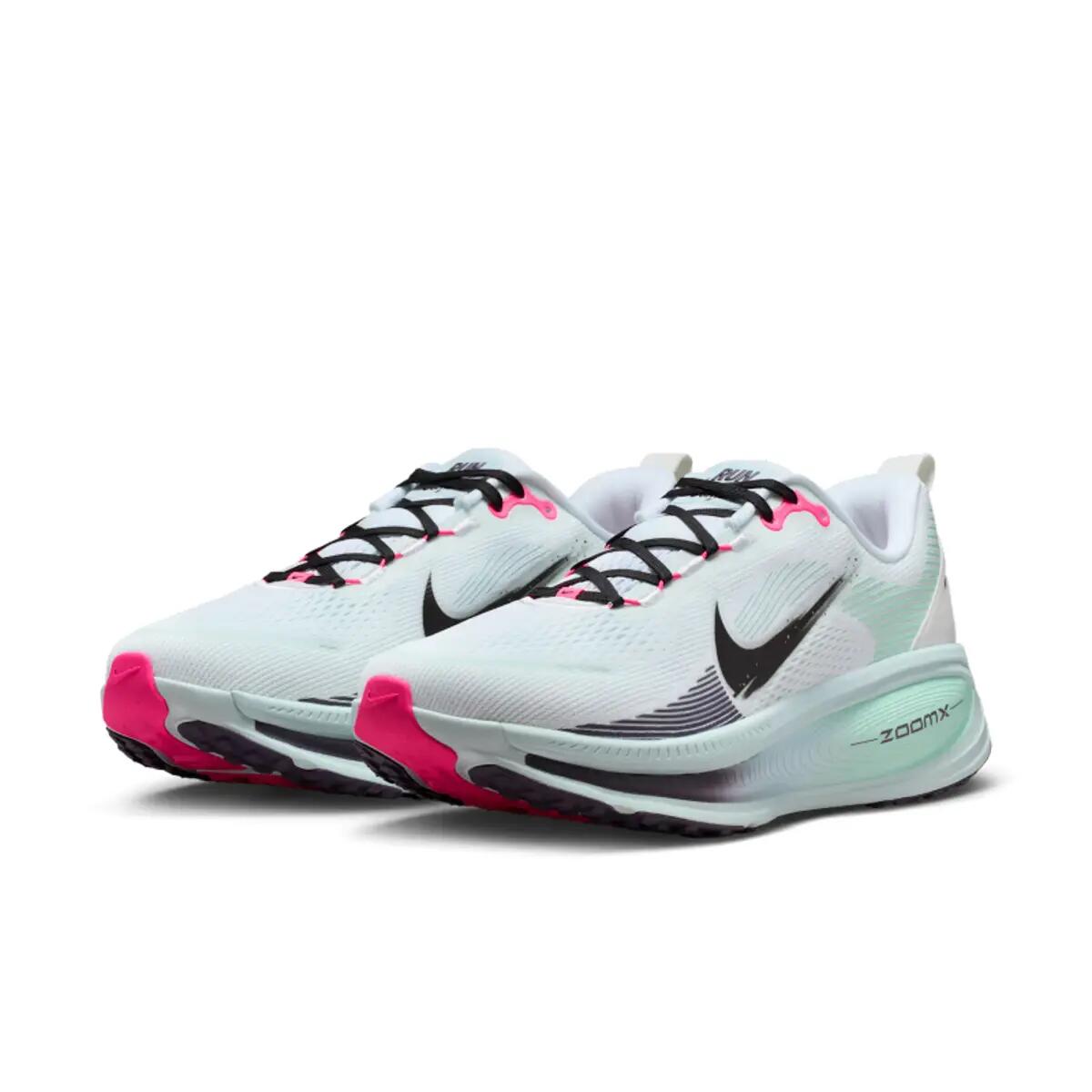 Nike Vomero 18 White Glacier Blue Hyper Pink 5/6