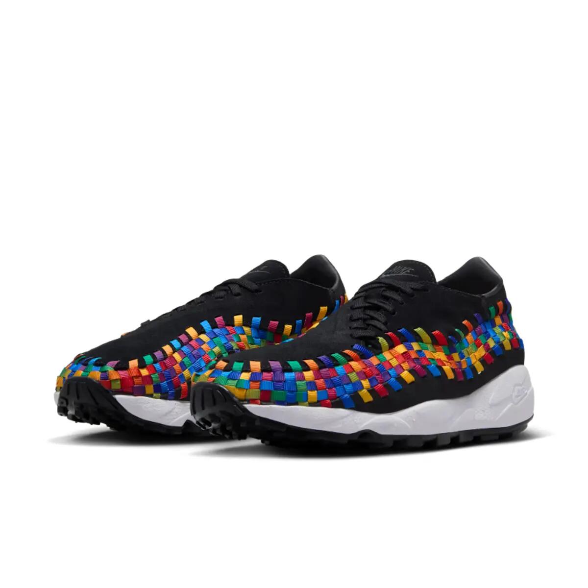 Nike Air Footscape Woven Black Rainbow (Women's) 4/6