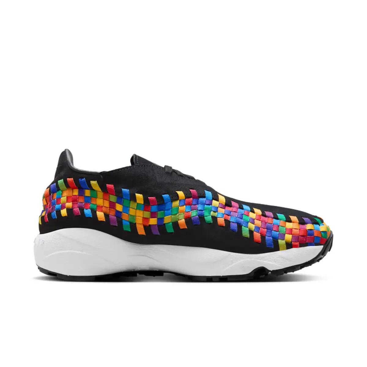 Nike Air Footscape Woven Black Rainbow (Women's) 3/6