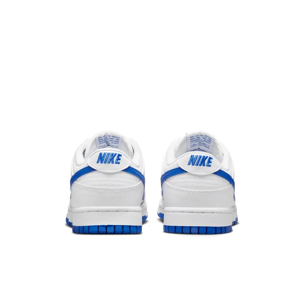 Nike Dunk Low White Hyper Royal 5/6