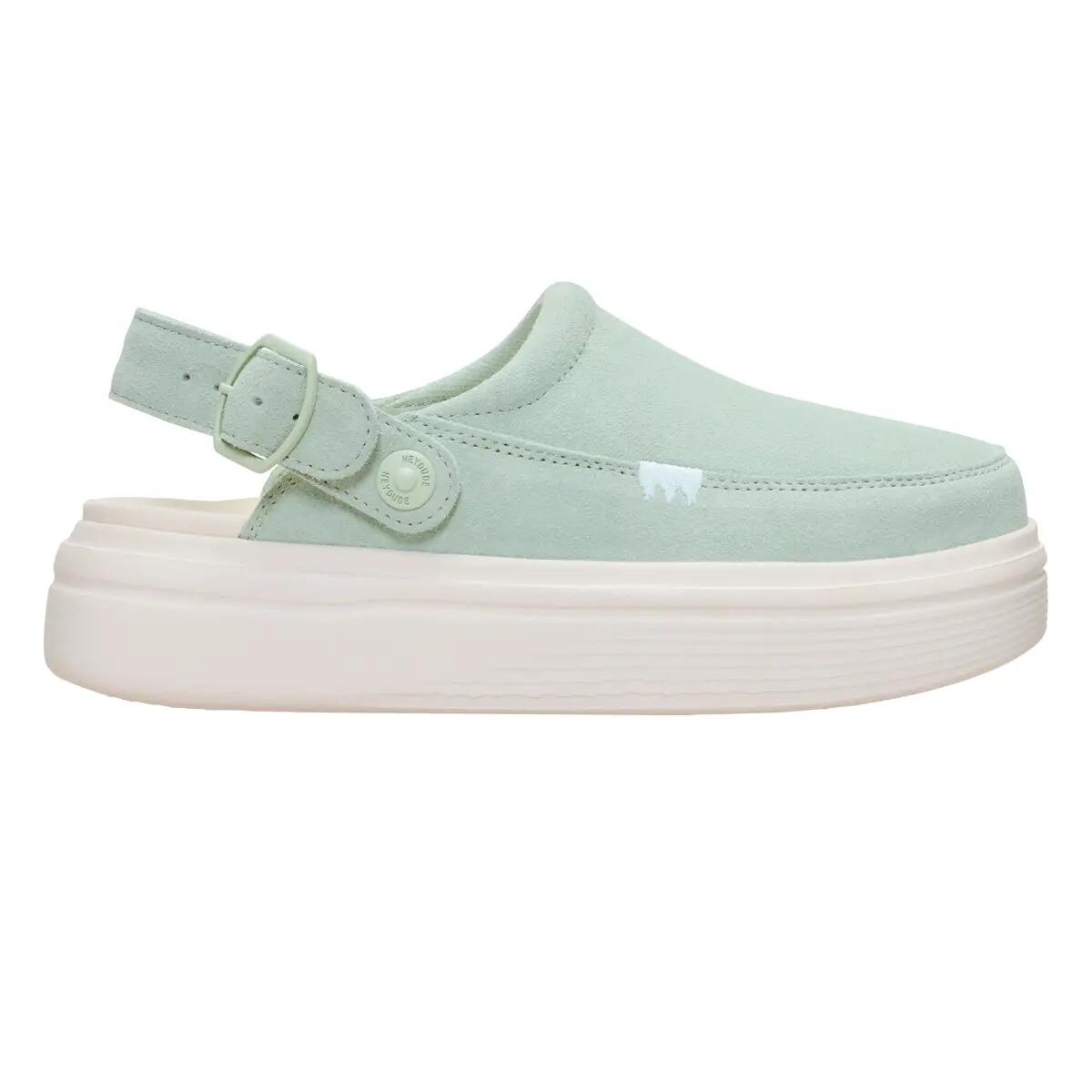 Zuecos - Mujer - Casual ultraligeros, hebilla ajustable - Verde 3/5