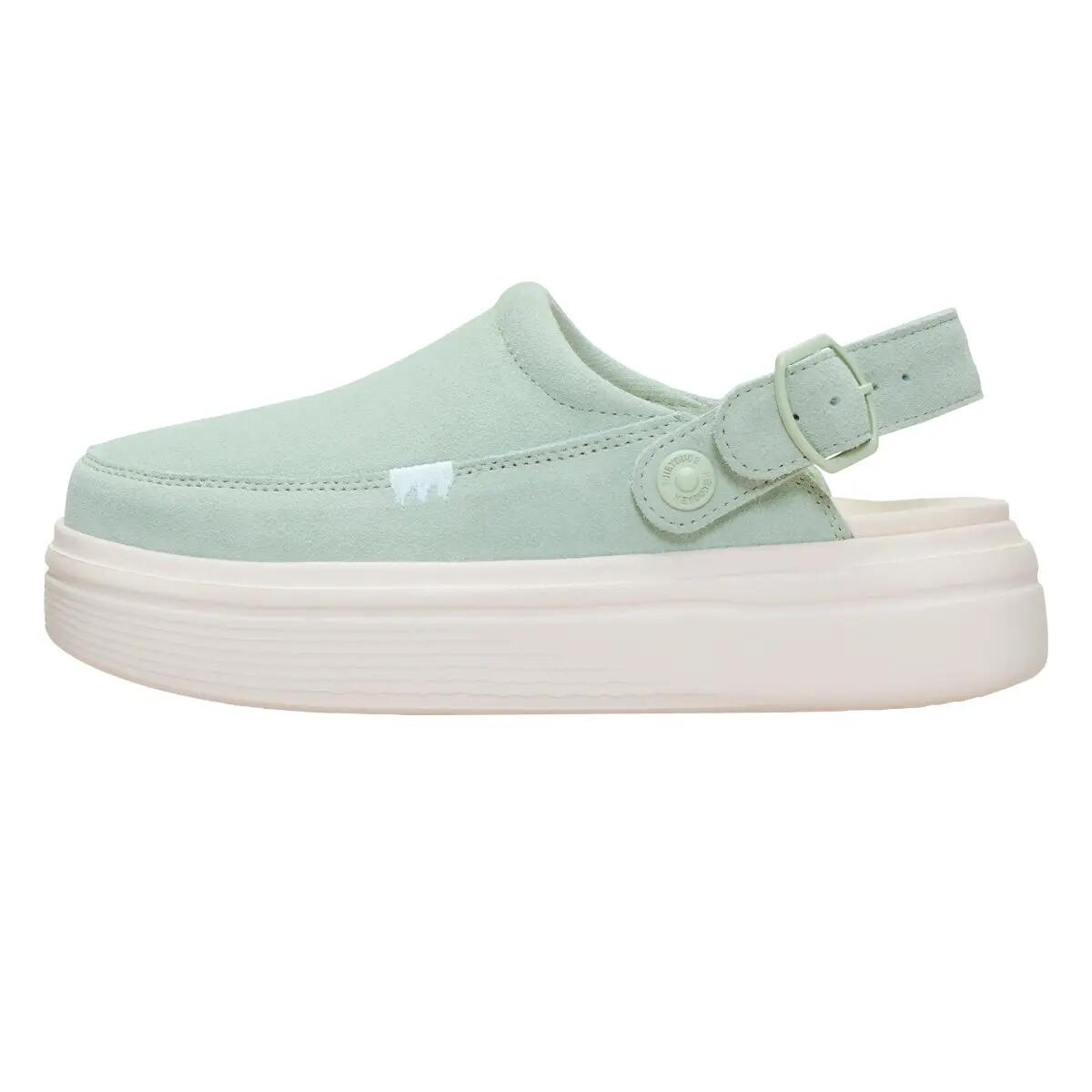 Zuecos - Mujer - Casual ultraligeros, hebilla ajustable - Verde 2/5