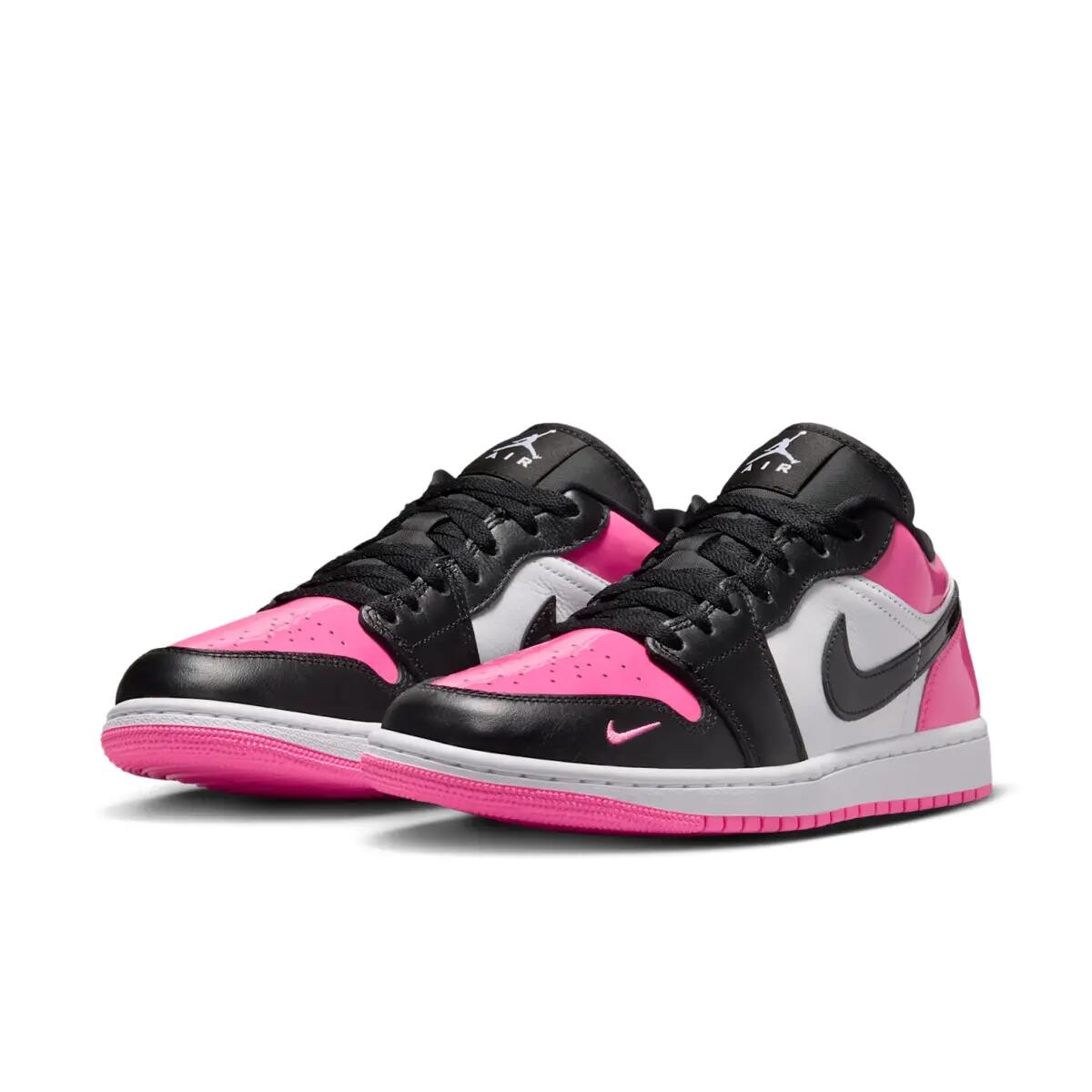 Jordan 1 Low SE Black Pinksicle Patent (Women's) 4/6