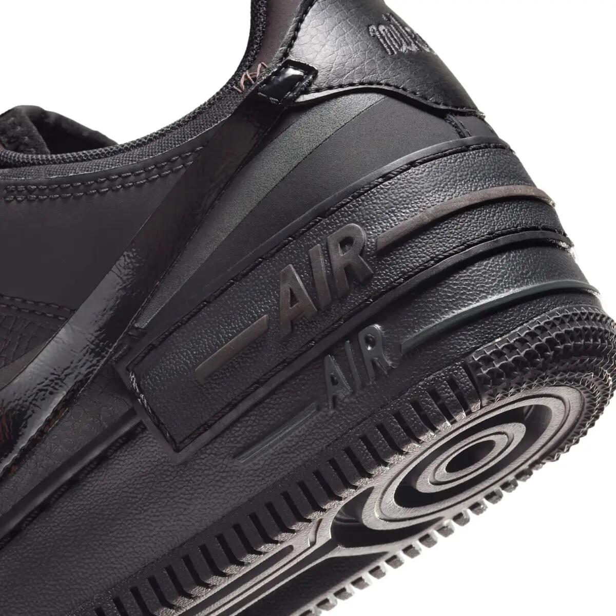 Nike Air Force 1 Low Shadow Triple Black (Women's) 6/6