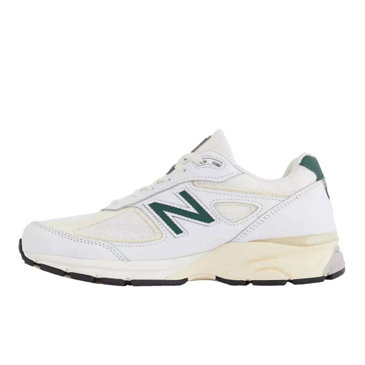 New Balance 990v4 MiUSA White Green 6/6