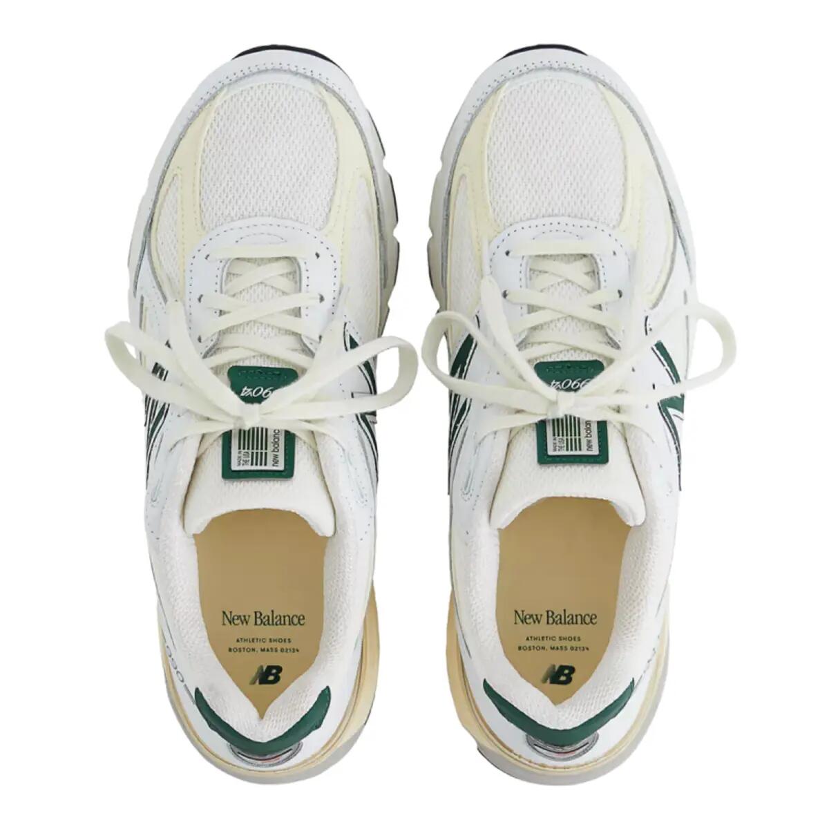 New Balance 990v4 MiUSA White Green 3/6