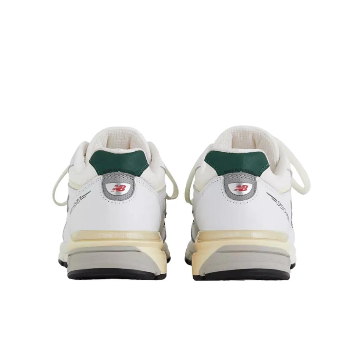 New Balance 990v4 MiUSA White Green 2/6