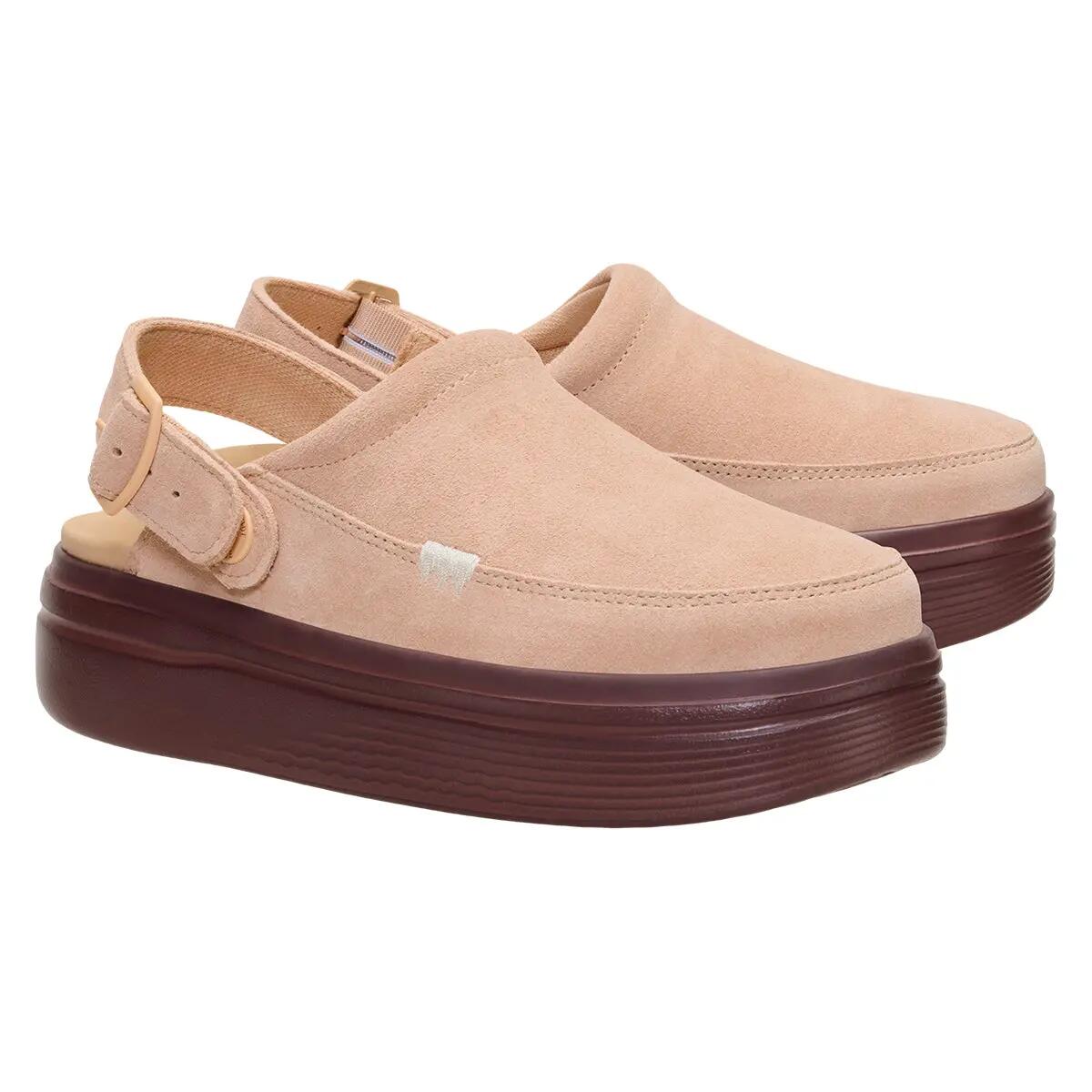 Zuecos Mujer - Ligeros, correa ajustable - Austin Lift - Beige 5/5