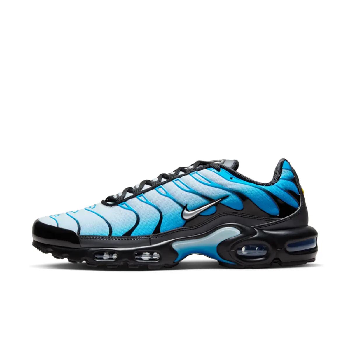 Unisex - Running - Shoes - Air Max Plus - Gradient blue/black metallic. 3/6