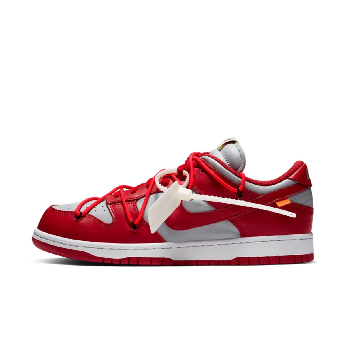 Nike Dunk Low Off White University Red 2/6