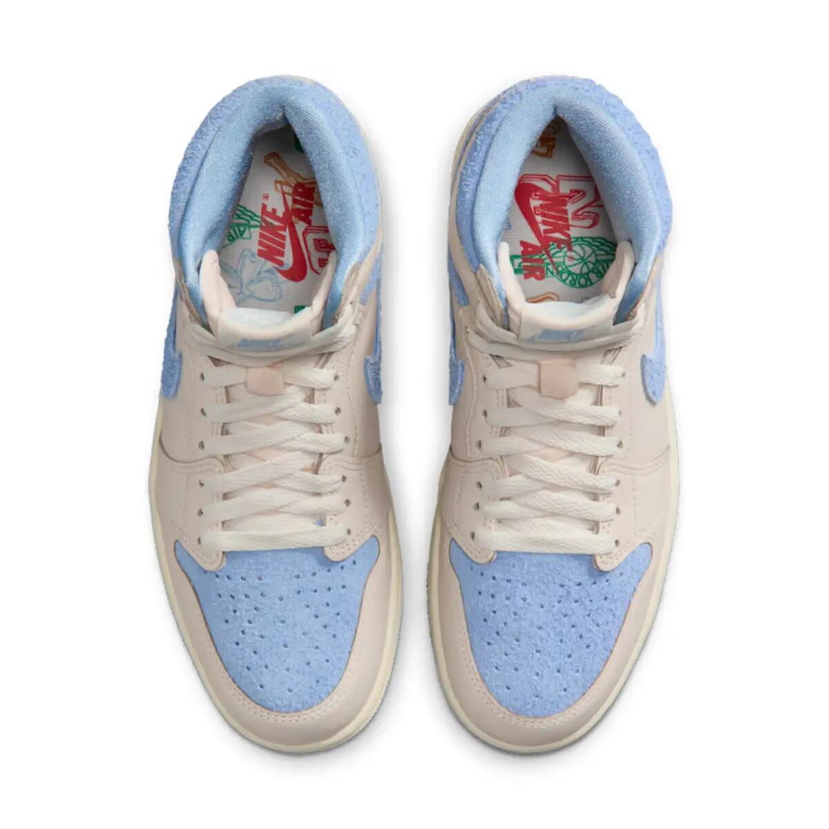 Air Jordan 1 Retro High OG Pale Ivory Psychic Blue (Women's) 5/6