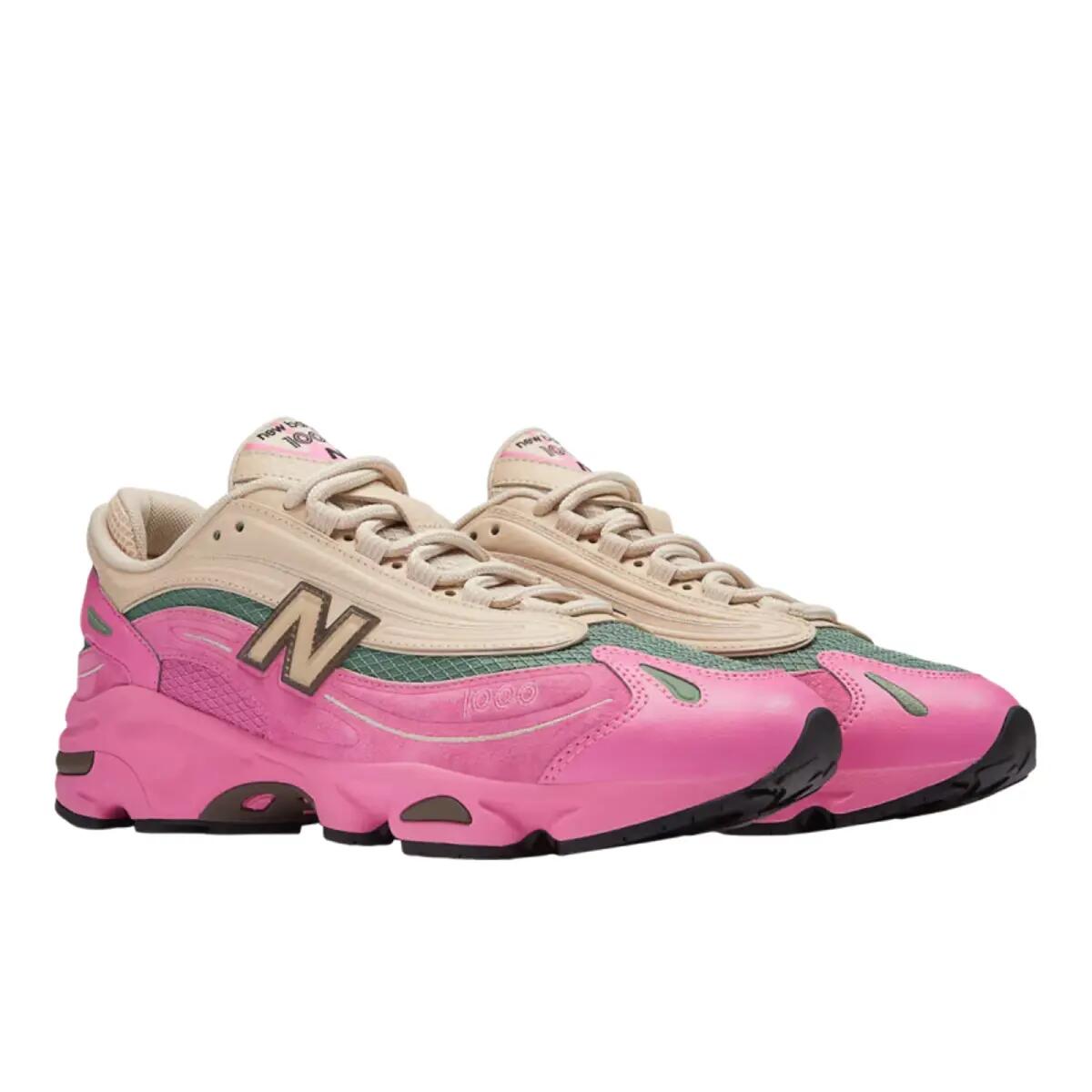 New Balance 1000 Tan Pink Green 4/6