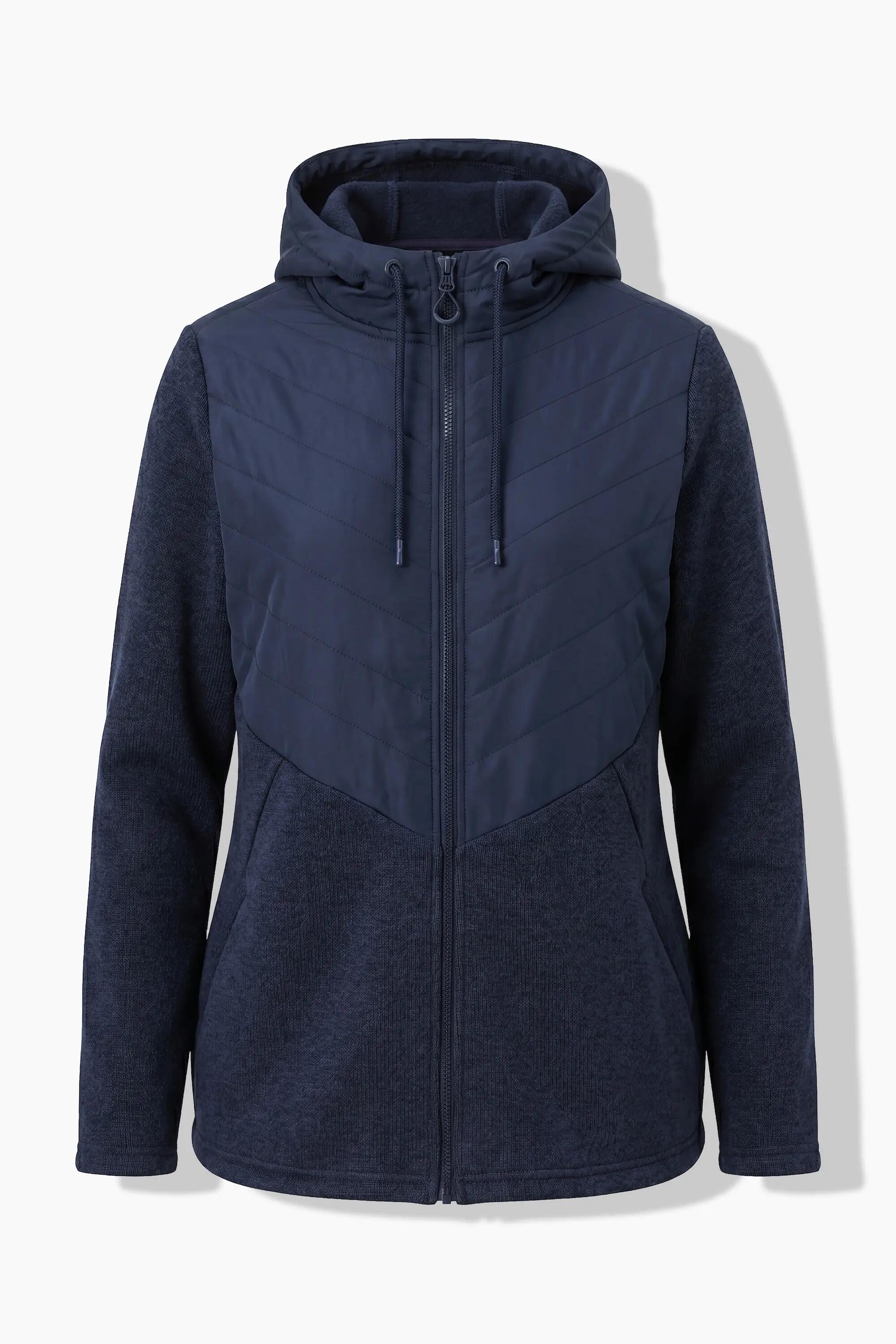 Femme Veste en maille et polaire zip capuche 7/7