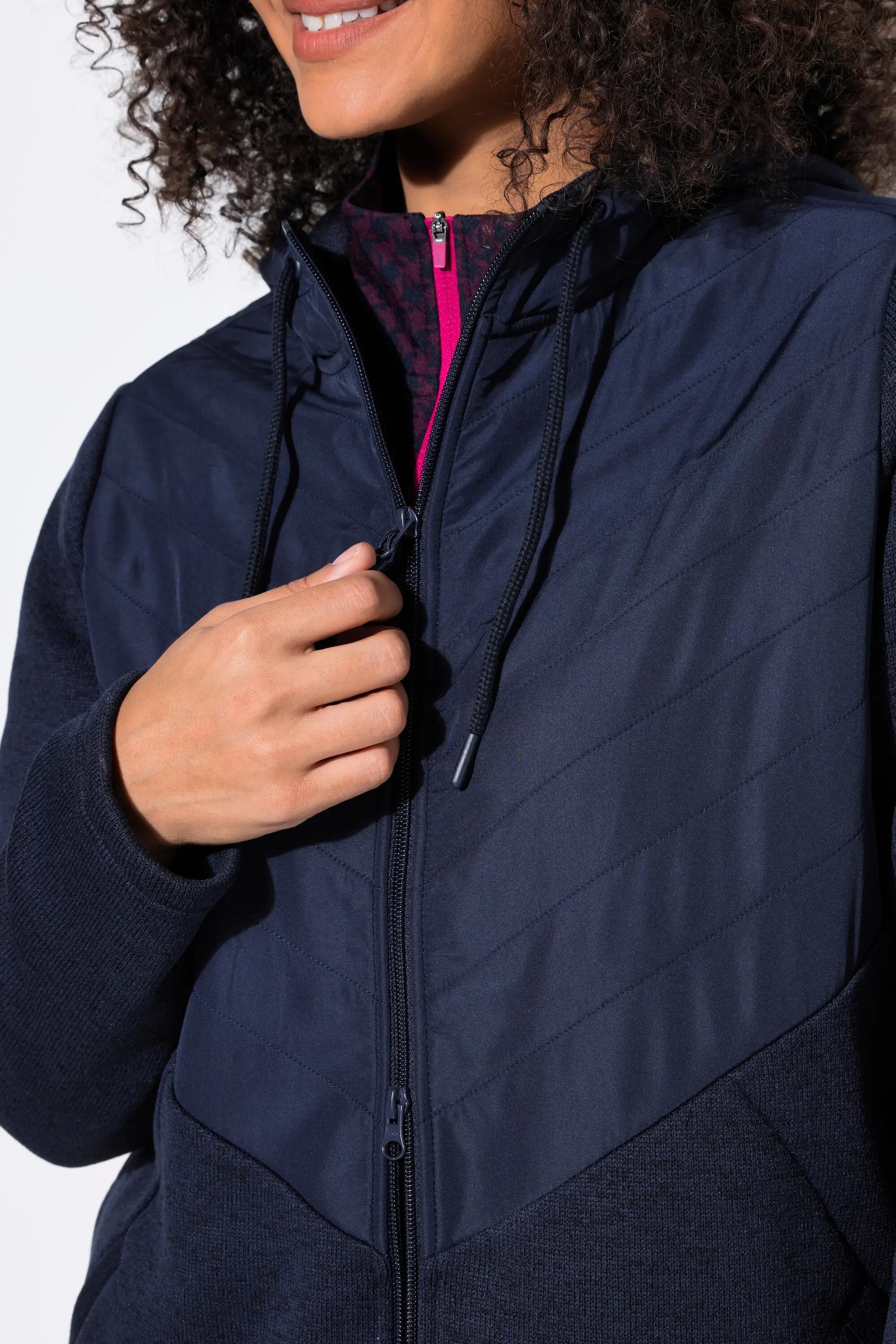 Femme Veste en maille et polaire zip capuche 5/7