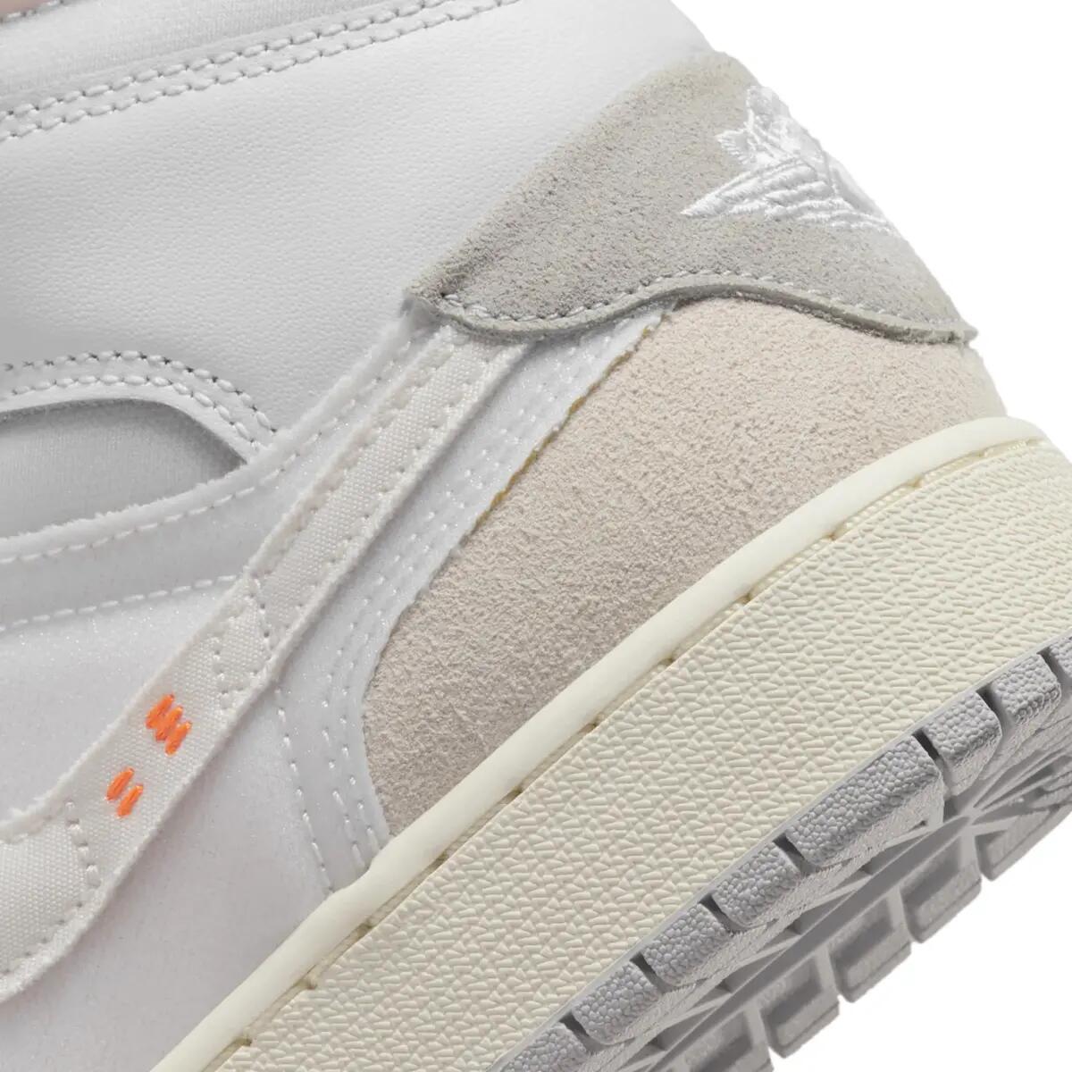 Jordan 1 Mid SE Craft Inside Out White Grey (GS) 6/6