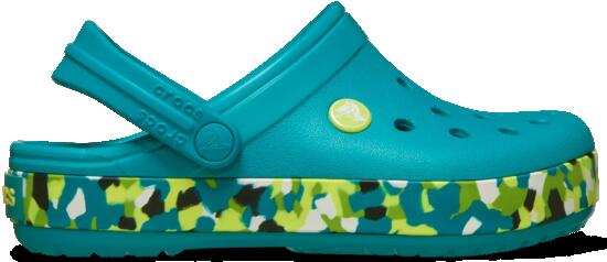 Klapki dziecięce Crocs Crockband Glow Confetti Band