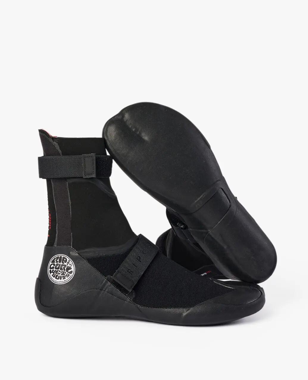 Chaussons de surf Homme Flashbomb 5 mm orteils séparés - Noir 3/3