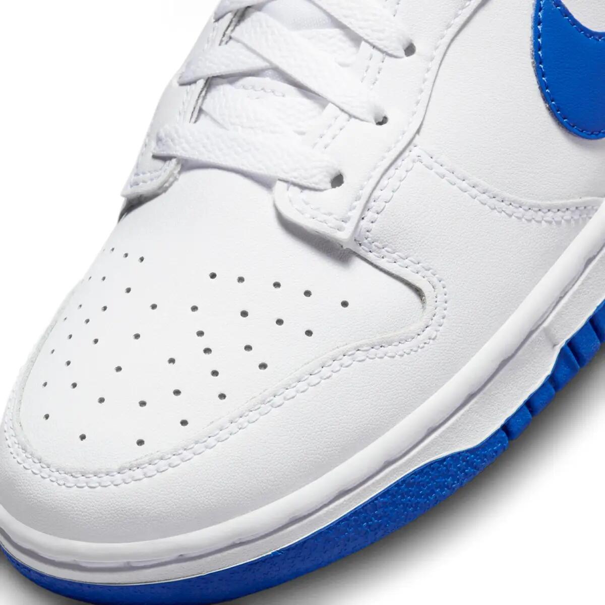 Nike Dunk Low White Hyper Royal 6/6