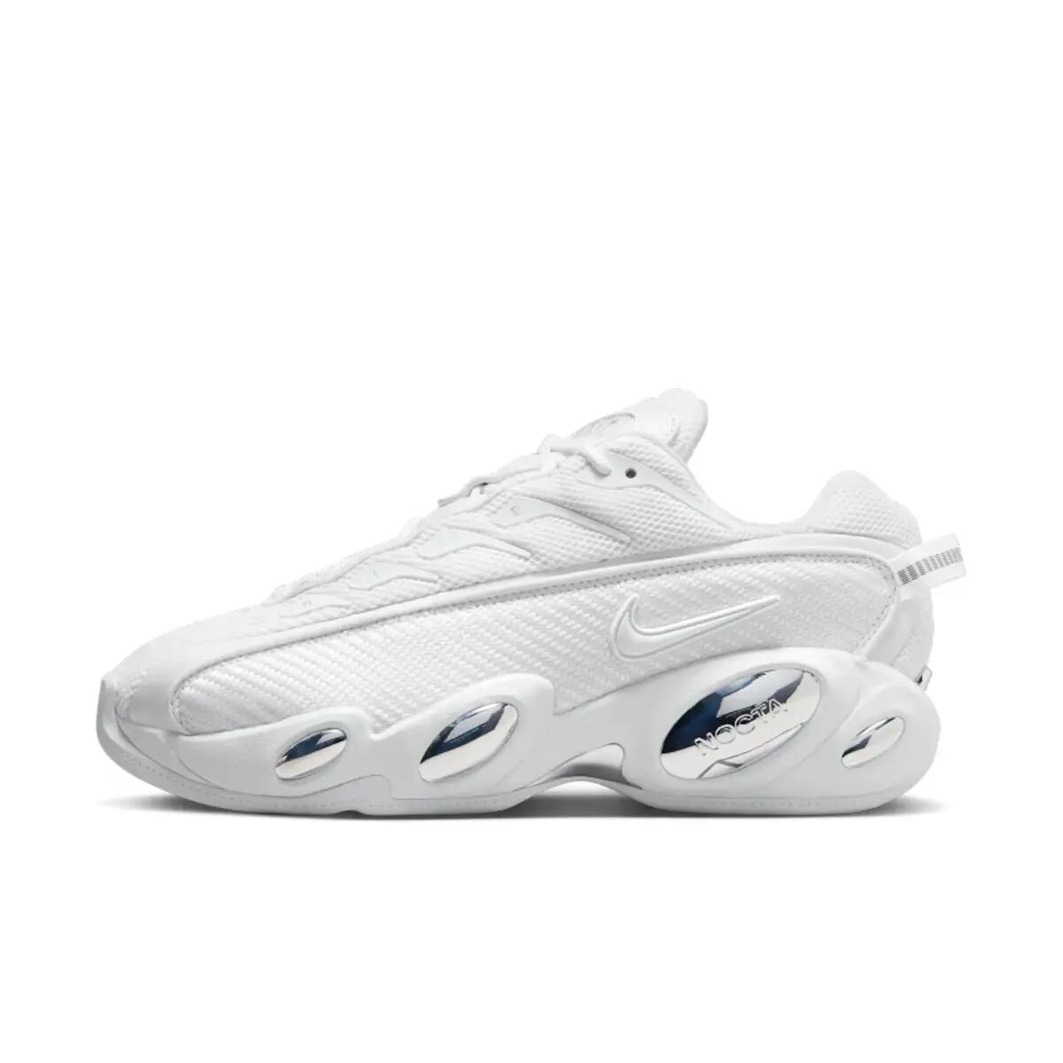 Nike Nocta Glide Drake White Chrome 3/6