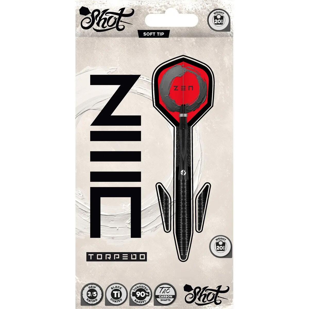 Zen Torpedo 90% Tungsten Softtip Dartpijlen 5/6